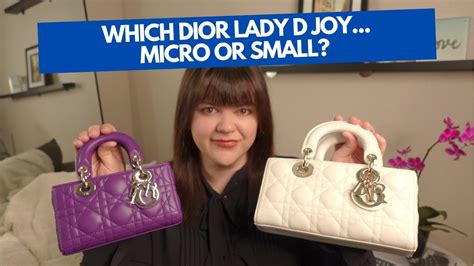 dior lady dior micro|Lady Dior small dimension.